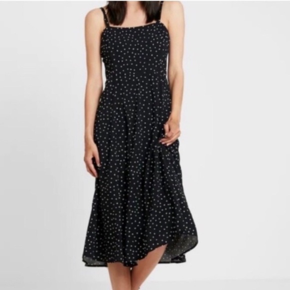 GAP black & white polka dot dress